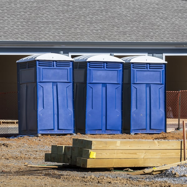 are there any restrictions on where i can place the portable restrooms during my rental period in Decatur Arkansas